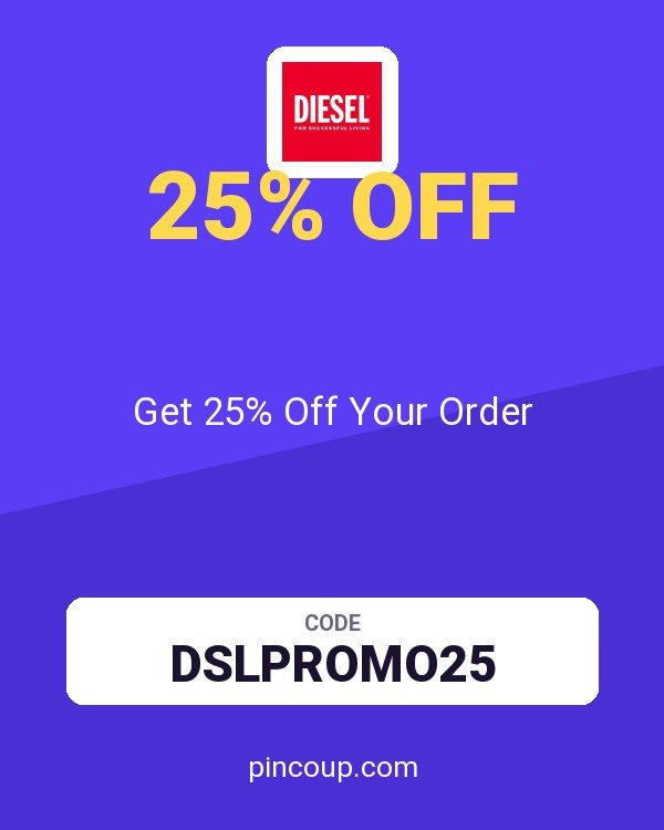 Diesel coupon: Get 25% Off Your Order