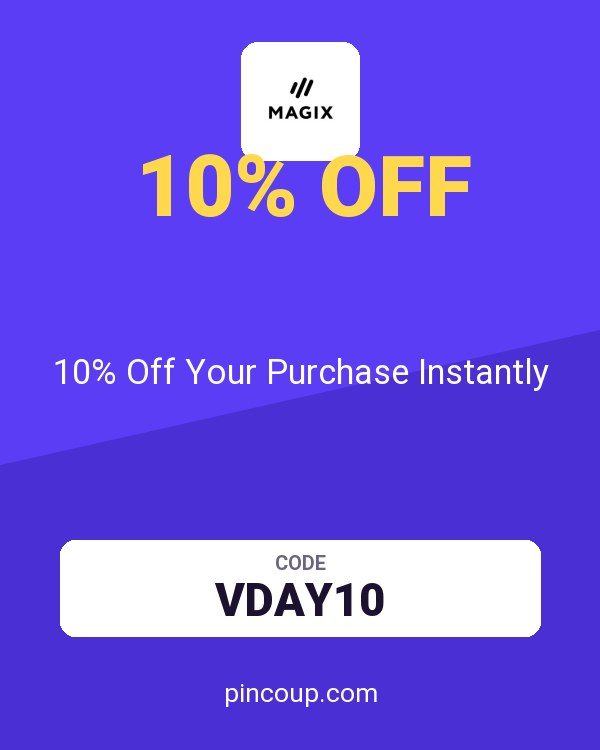MAGIX & VEGAS Creative Software IT coupon: 10% Off Your Purchase Instantly