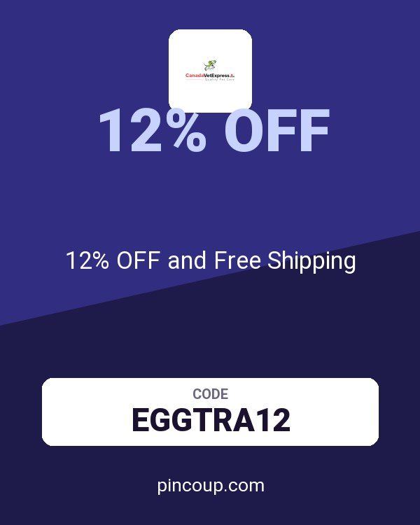 Canada Vet Express coupon: 12% OFF and Free Shipping
