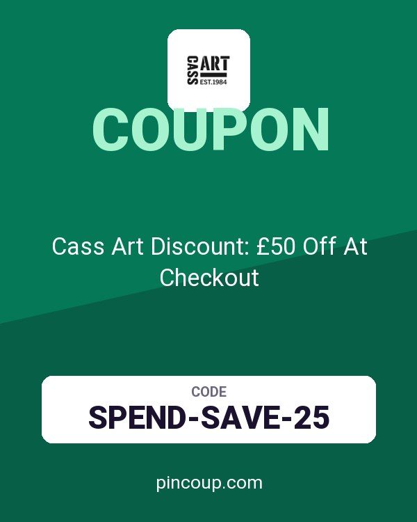 Cass Art Discount: £50 Off At Checkout