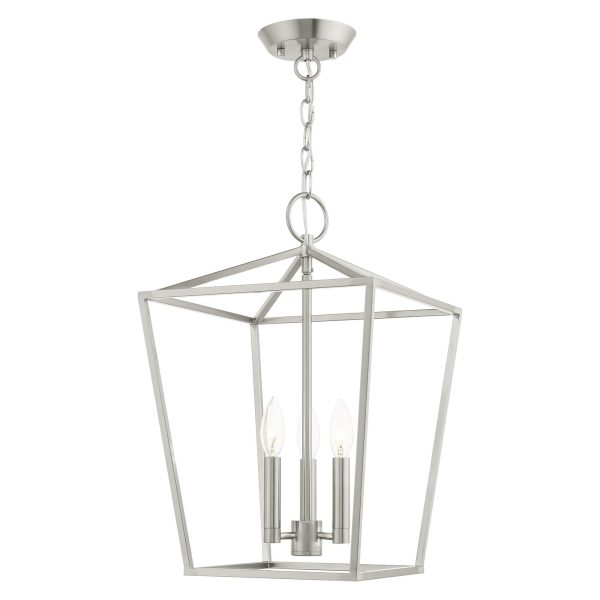 Livex Lighting Devone 12 Inch Cage Pendant Devone - 49433-91 - Transitional at 1-800Lighting