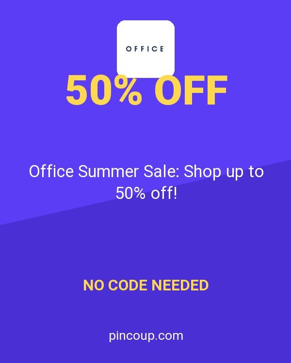 Office Shoes coupon: Office Summer Sale: Shop up to 50% off!