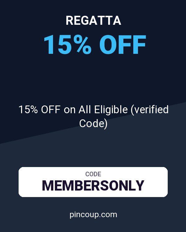Regatta coupon: 15% OFF on All Eligible (verified Code)