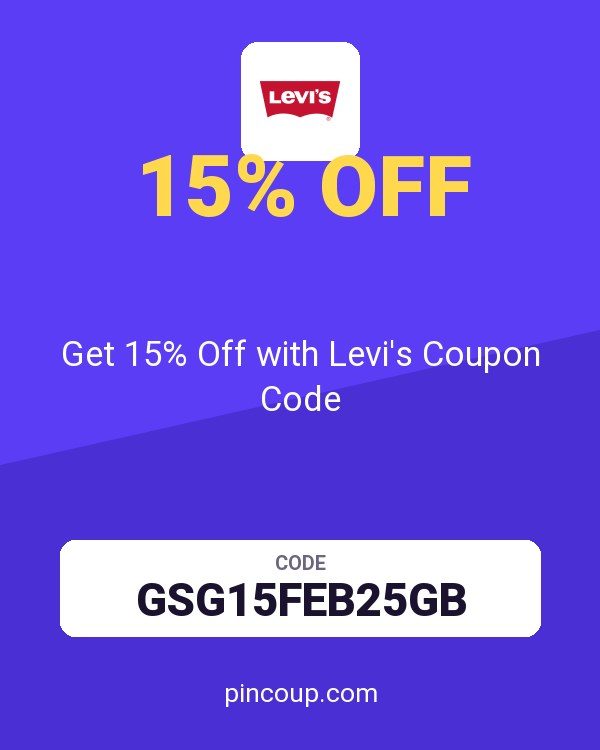 Get 15% Off with Levi's Coupon Code