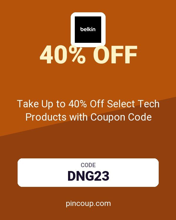 Belkin AU: Take Up to 40% Off Select Tech Products with Coupon Code