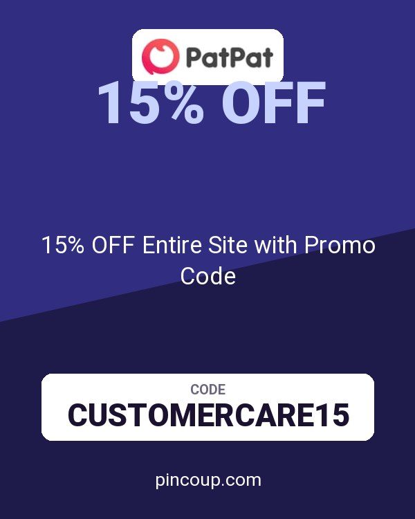 PatPat coupon: 15% OFF Entire Site with Promo Code