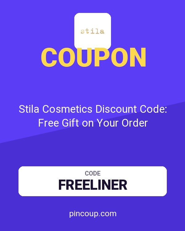Stila Cosmetics Discount Code: Free Gift on Your Order