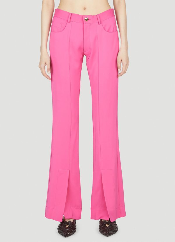 Marco Rambaldi Split Cuff Pants - Woman Pants Pink Xs at LN-CC