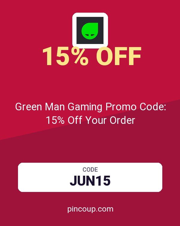 Green Man Gaming Promo Code: 15% Off Your Order