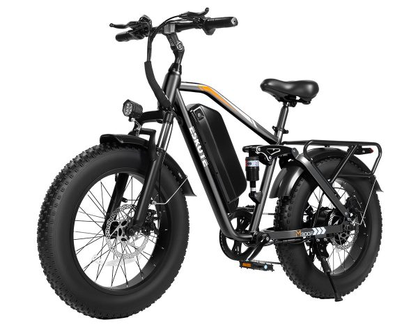 Eskute® M300F All-Terrain Electric Bike - Black / Bike at Eskute Ebikes