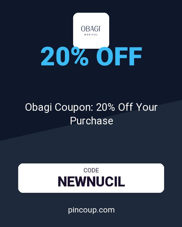 Obagi Coupon: 20% Off Your Purchase