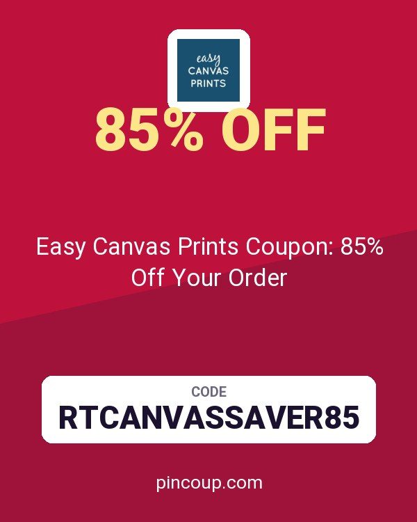 Easy Canvas Prints Coupon: 85% Off Your Order