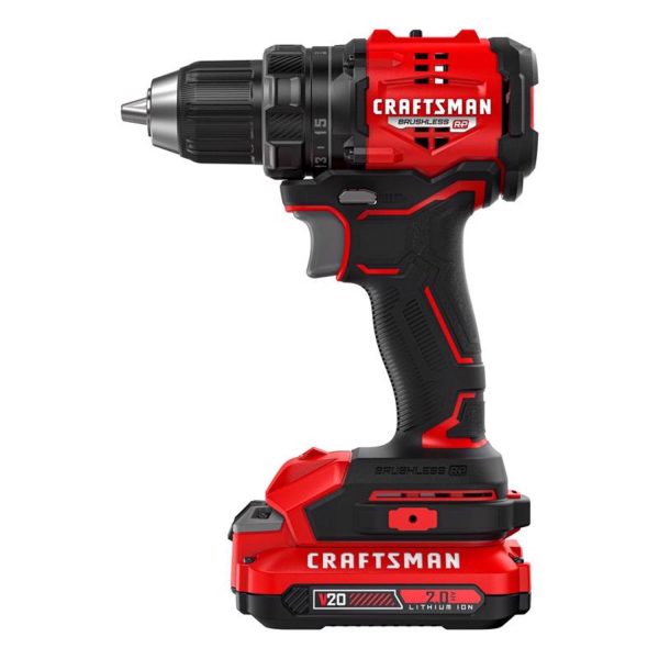 CRAFTSMAN V20 RP 1/2 in. Brushless Cordless Drill/Driver Kit (Battery & Charger) at Ace Hardware