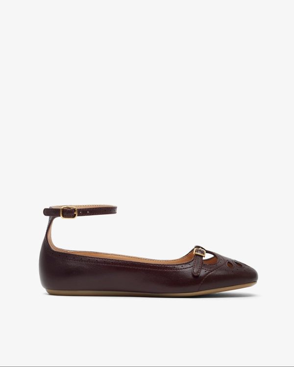 Misty dark purple ballerinas at Savannah's