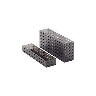 like-it® Bricks 11" Narrow Tall Bin Smoke at The Container Store