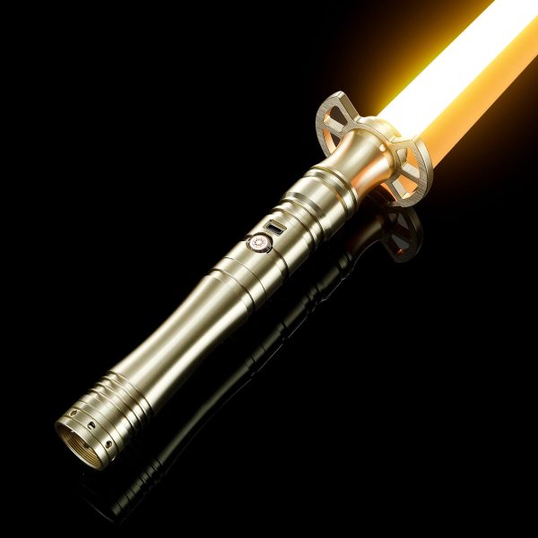 LIGHTSABER® Premium Pixel Metal Hilt Lightsaber - PIXEL-36'' Blade / Gold at lightsaber.com