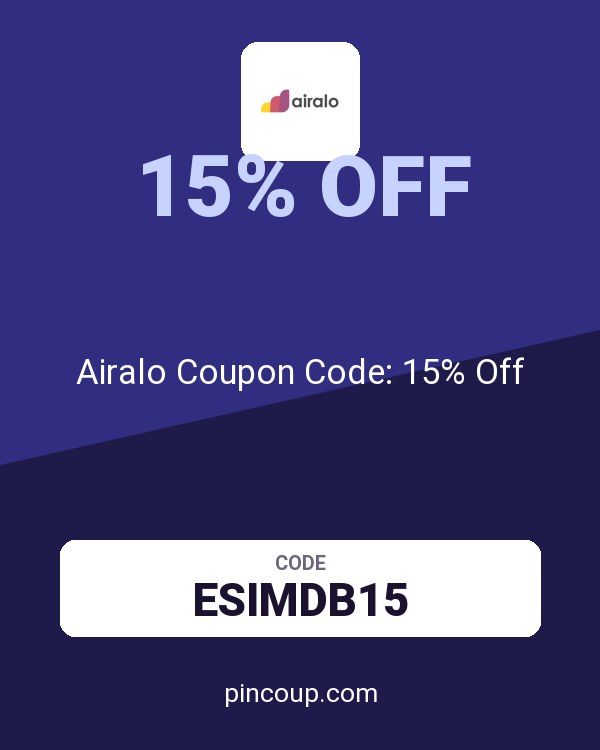 Airalo Coupon Code: 15% Off