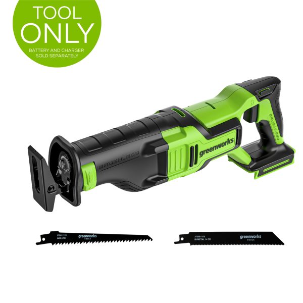 24V 1-1/8" Reciprocating Saw (Tool Only) at Greenworks Tools