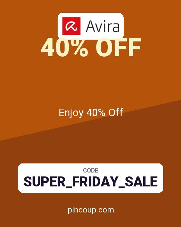 Avira coupon: Enjoy 40% Off