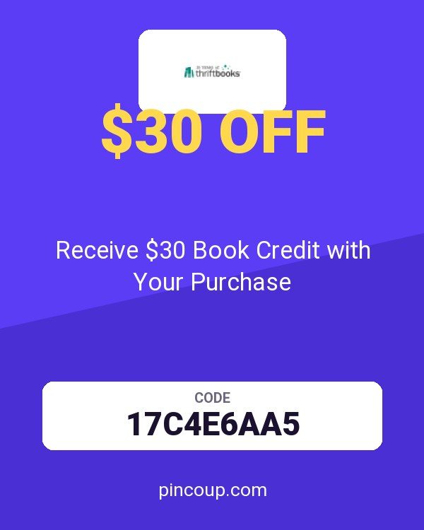 ThriftBooks coupon: Receive $30 Book Credit with Your Purchase