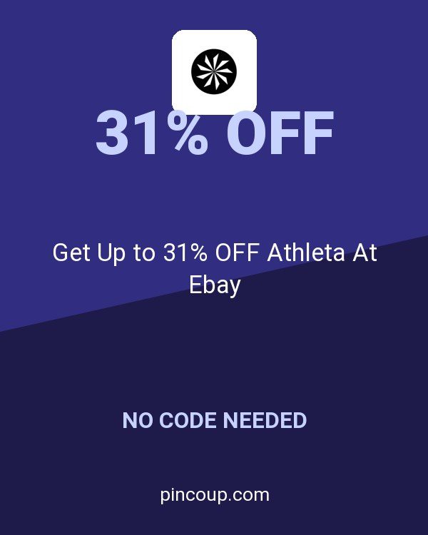 Get Up to 31% OFF Athleta At Ebay