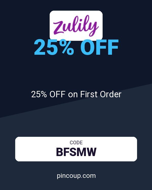 Zulily coupon: 25% OFF on First Order