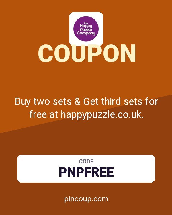 Buy two sets & Get third sets for free at happypuzzle.co.uk.