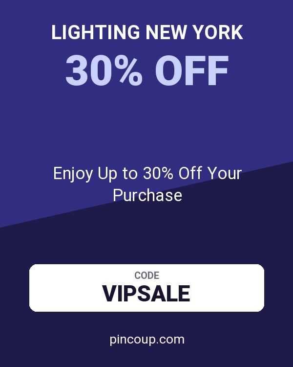 Lighting New York coupon: Enjoy Up to 30% Off Your Purchase