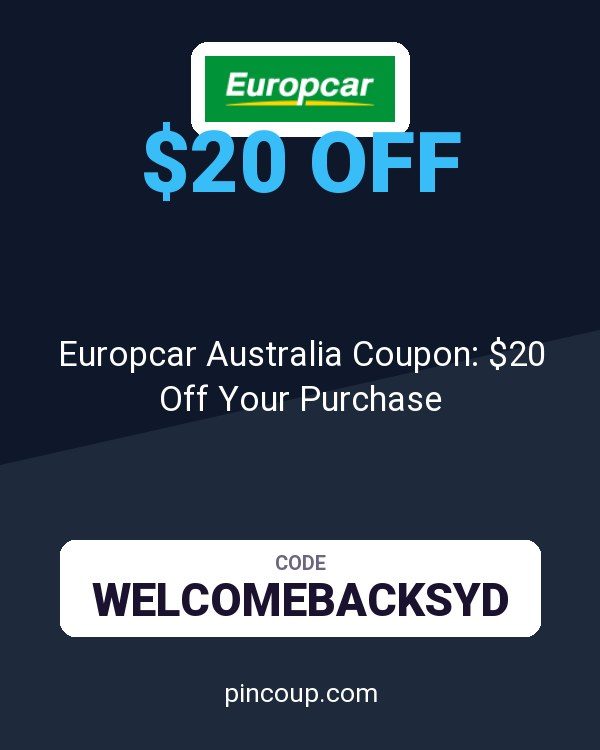 Europcar_AU NZ: Europcar Australia Coupon: $20 Off Your Purchase