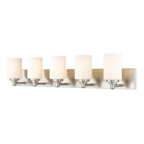 Z-Lite Soledad 38 Inch 5 Light Bath Vanity Light Soledad - 485-5V-BN - Transitional at 1-800Lighting
