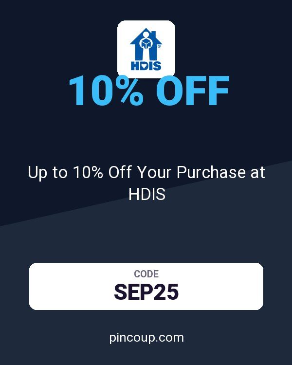 Up to 10% Off Your Purchase at HDIS