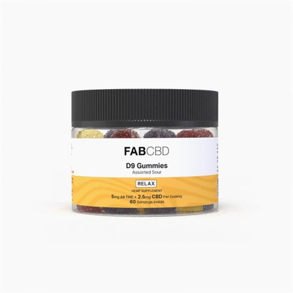 Delta 9 Gummies - Sour Assorted / 5mg D9 Per Serving / Single at NuLeaf Naturals CBD