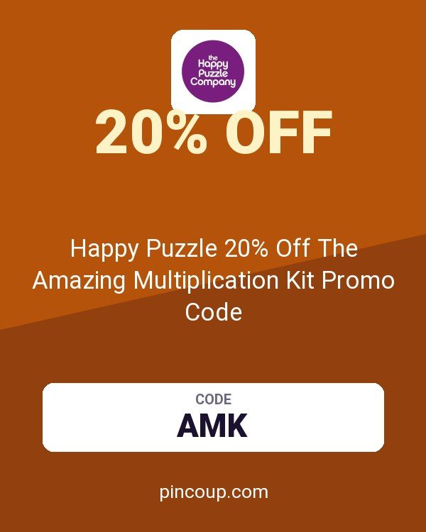 Happy Puzzle 20% Off The Amazing Multiplication Kit Promo Code