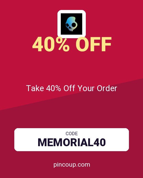 Skullcandy coupon: Take 40% Off Your Order