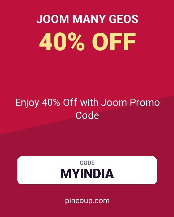 Joom Many GEOs coupon: Enjoy 40% Off with Joom Promo Code