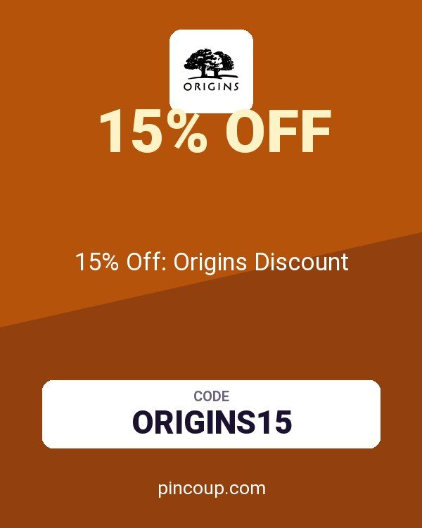 Origins Online coupon: 15% Off: Origins Discount