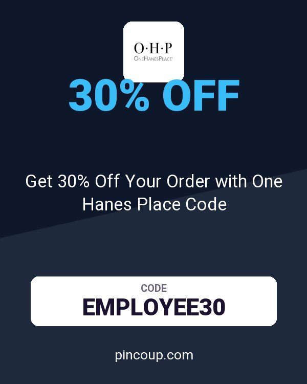 OneHanesPlace.com coupon: Get 30% Off Your Order with One Hanes Place Code