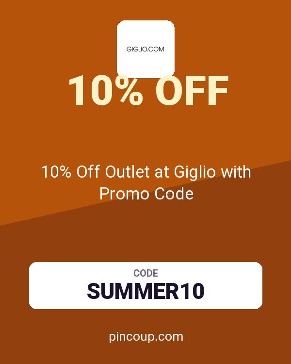 Giglio.com coupon: 10% Off Outlet at Giglio with Promo Code