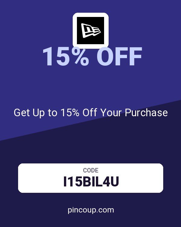 New Era coupon: Get Up to 15% Off Your Purchase