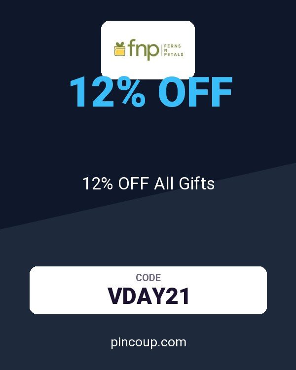 Ferns N Petals coupon: 12% OFF All Gifts