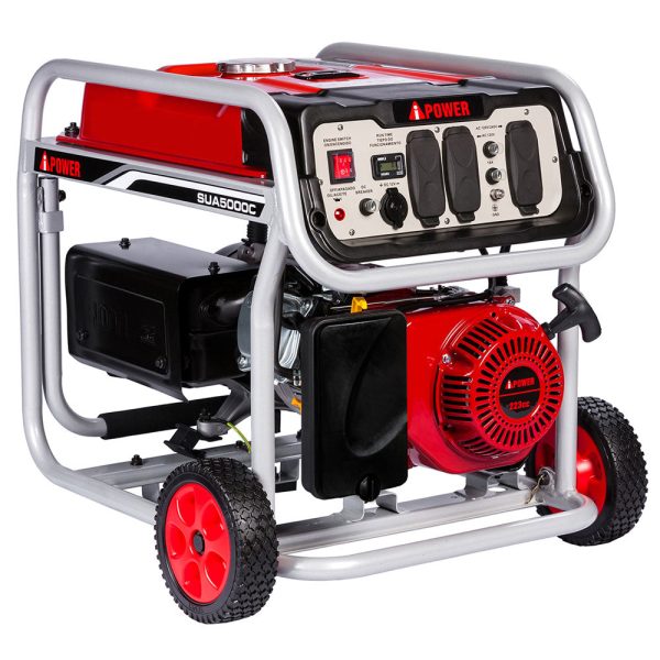 5000Watt Portable Generator Gas Powered RV Home Backup Outdoor SUA5000C at AiPower