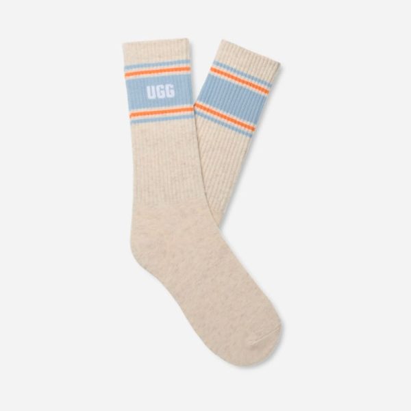 UGG® Women's Jedlyn Varsity Crew in Nimbus Heather/Clear Sapphire
