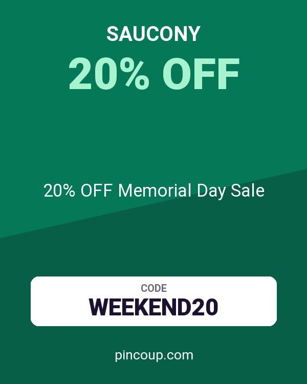 Saucony coupon: 20% OFF Memorial Day Sale