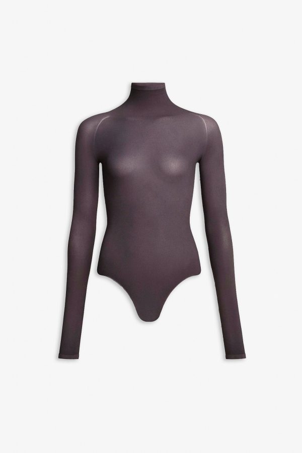 Second skin grey knit body at Savannah's