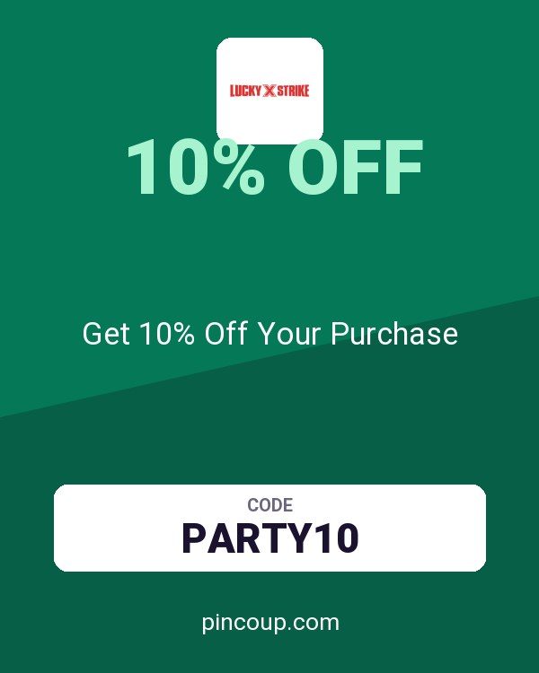 Lucky Strike coupon: Get 10% Off Your Purchase