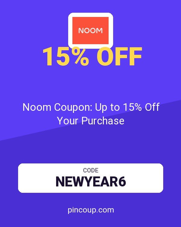 Noom Coupon: Up to 15% Off Your Purchase