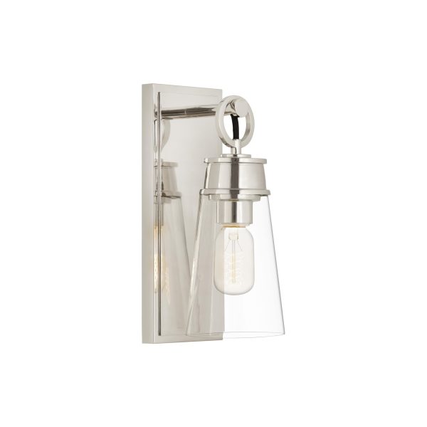 Z-Lite Wentworth 12 Inch Wall Sconce Wentworth - 2300-1SS-PN - Industrial at 1-800Lighting