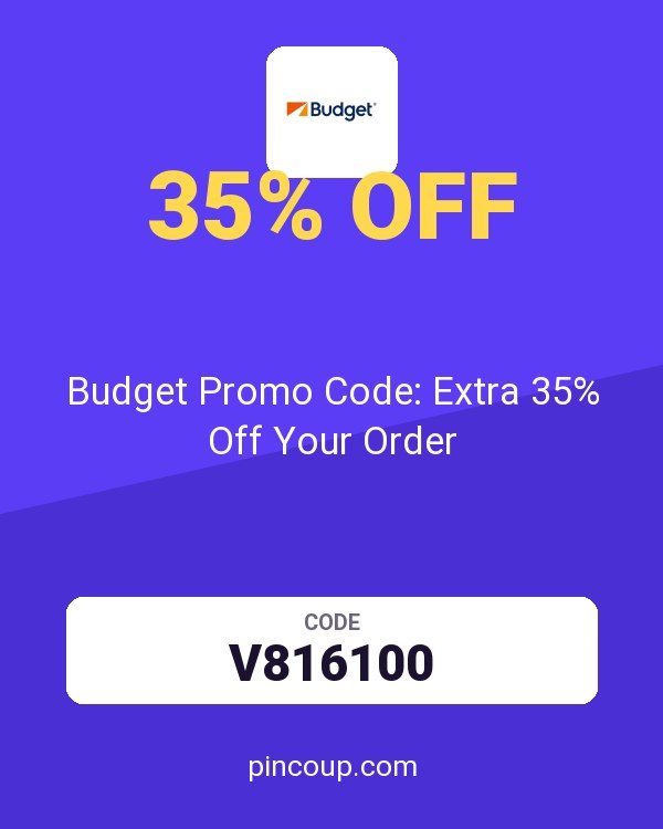 Budget Car Rental coupon: Budget Promo Code: Extra 35% Off Your Order