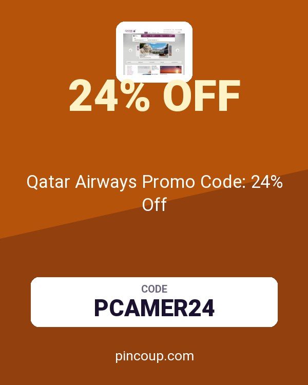 Qatar Airways Promo Code: 24% Off
