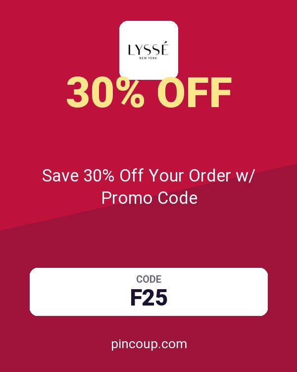 Lysse coupon: Save 30% Off Your Order w/ Promo Code